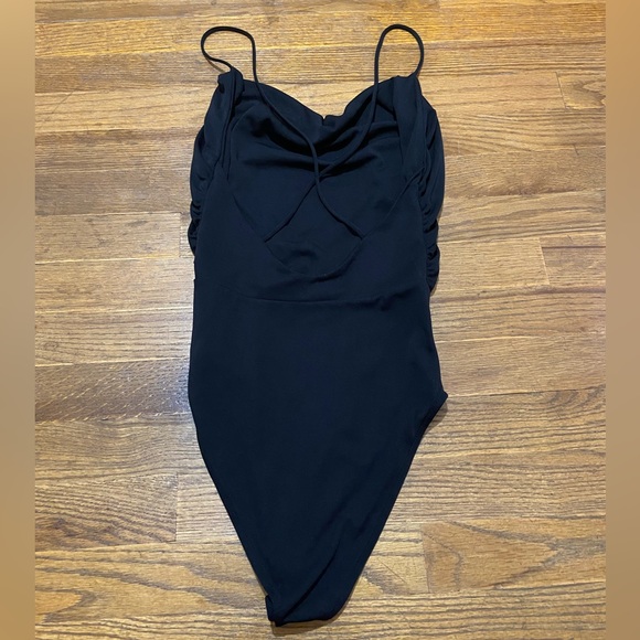 Cowl neckline bodysuit NWOT - Picture 2 of 3